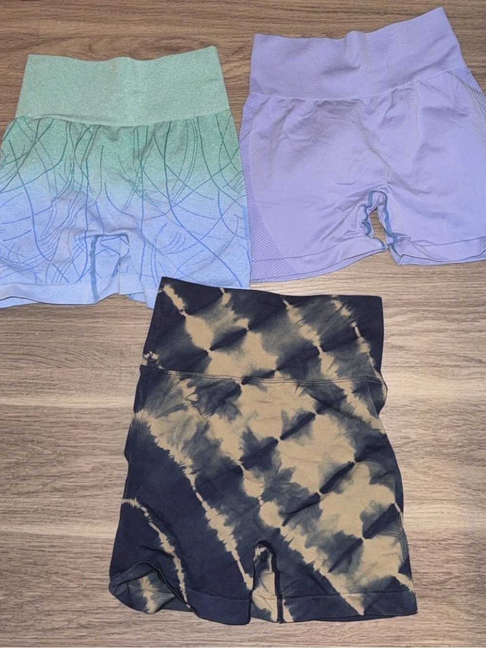 3-Pair Women's Athletic Shorts Scrunch Booty